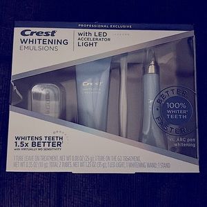 Crest WHITENING Emulsions, Professional Exclusive, LED Accelerator Light.